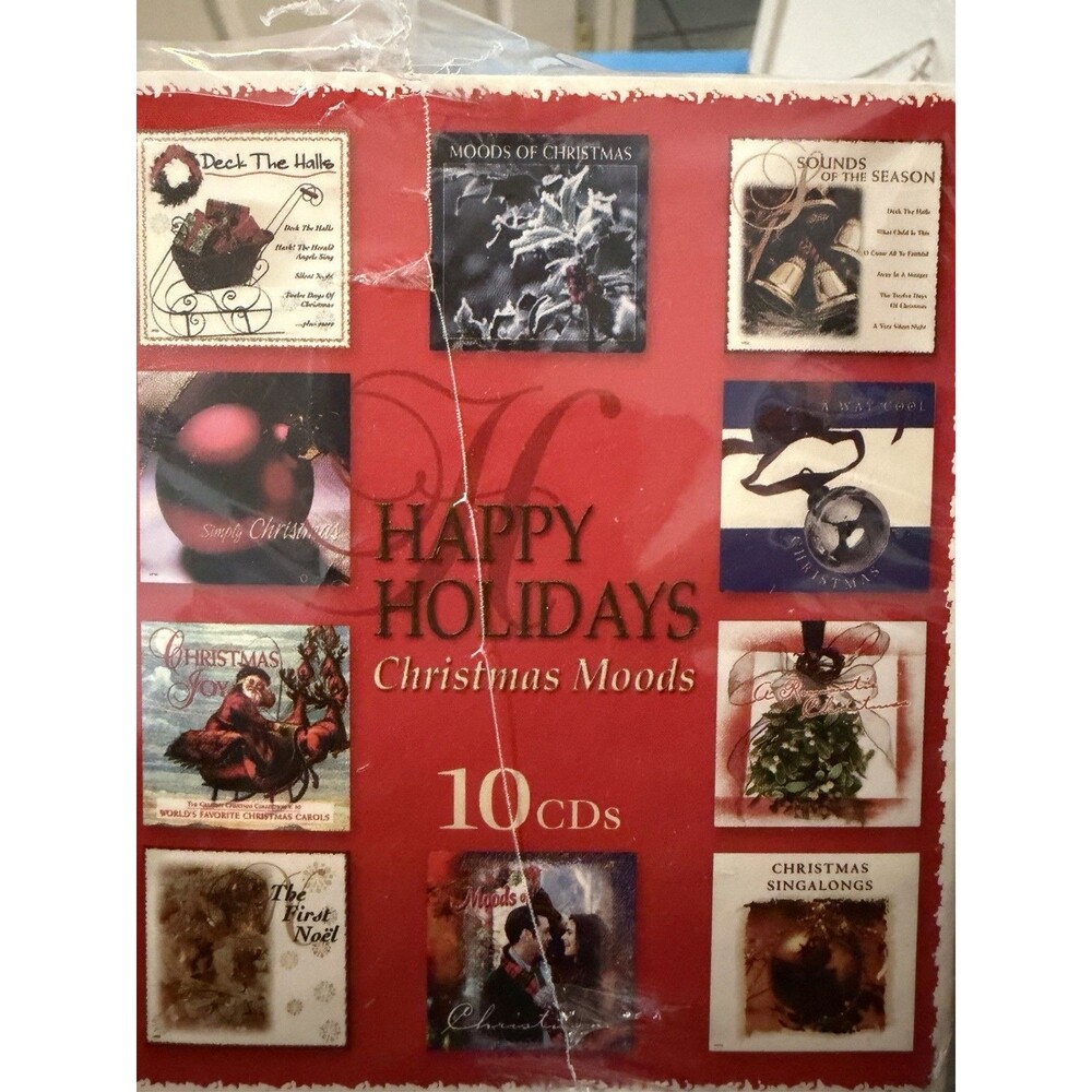 Happy Holidays Christmas Moods 10 CD Lot Audio CD 2002